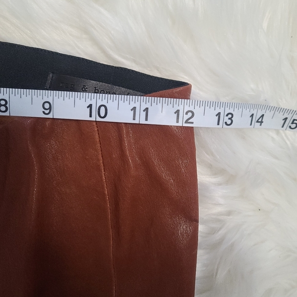 Rag & bone georgie leather pants - Picture 7 of 11